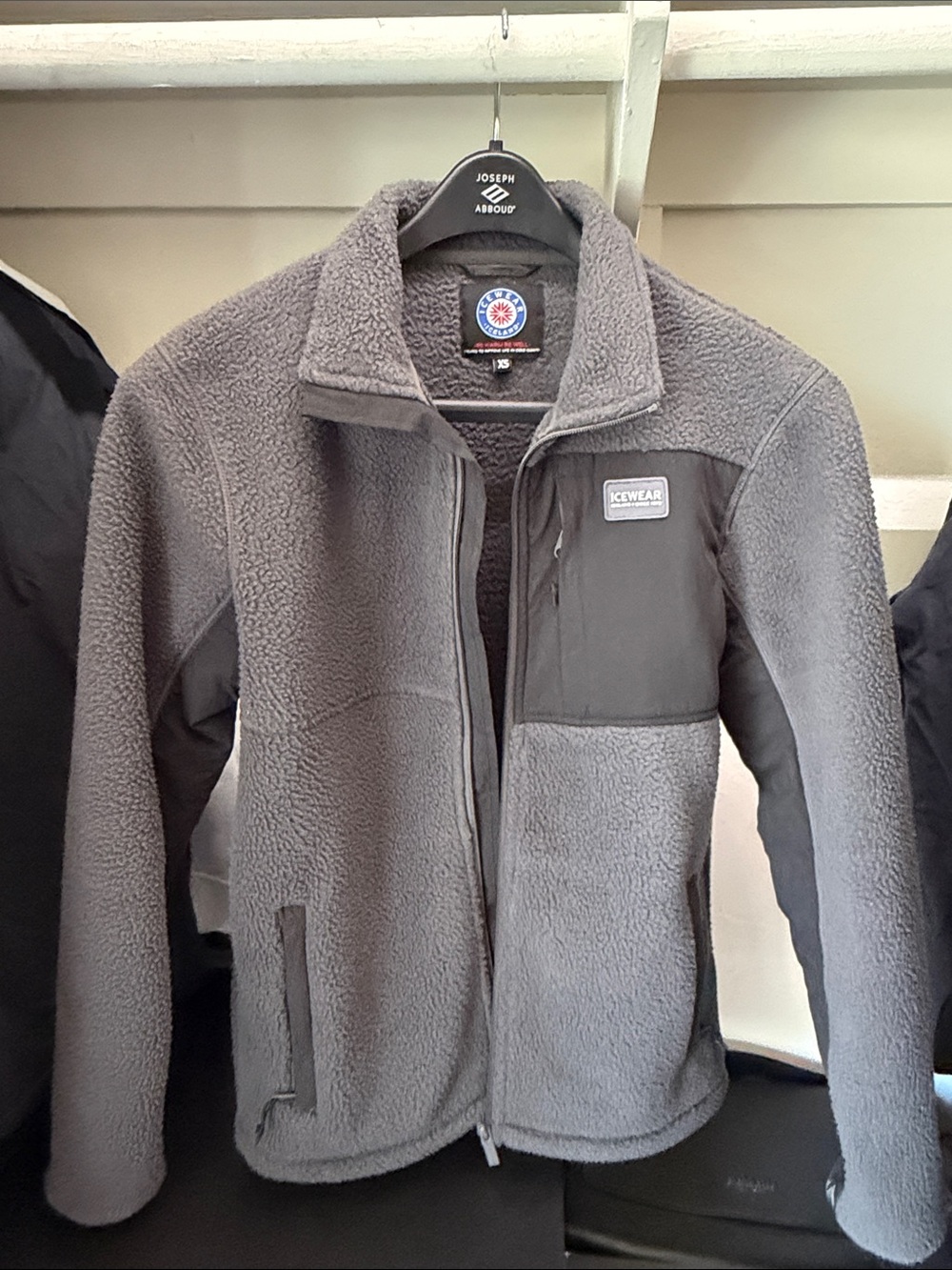 Icewear Men's Gray Lightweight Fleece Jacket
